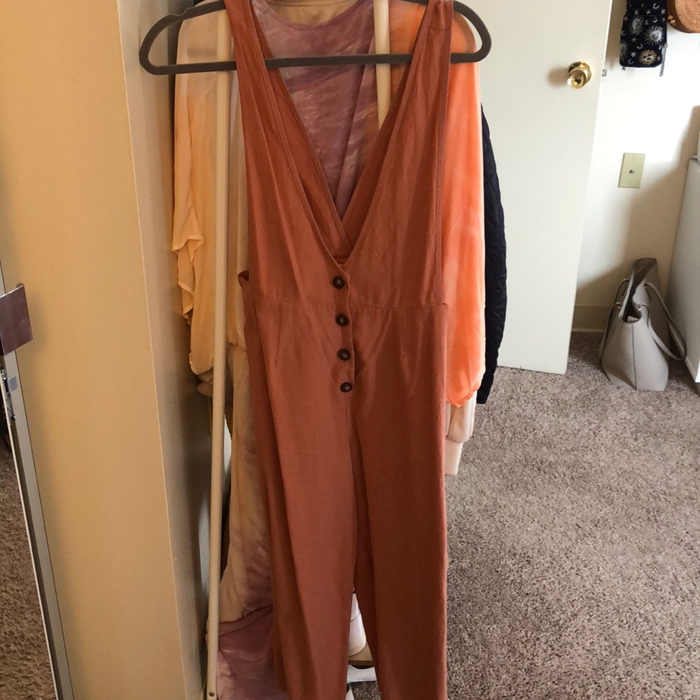 Blush Overalls